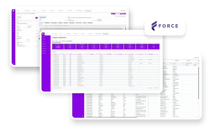 Force CRM screenshot